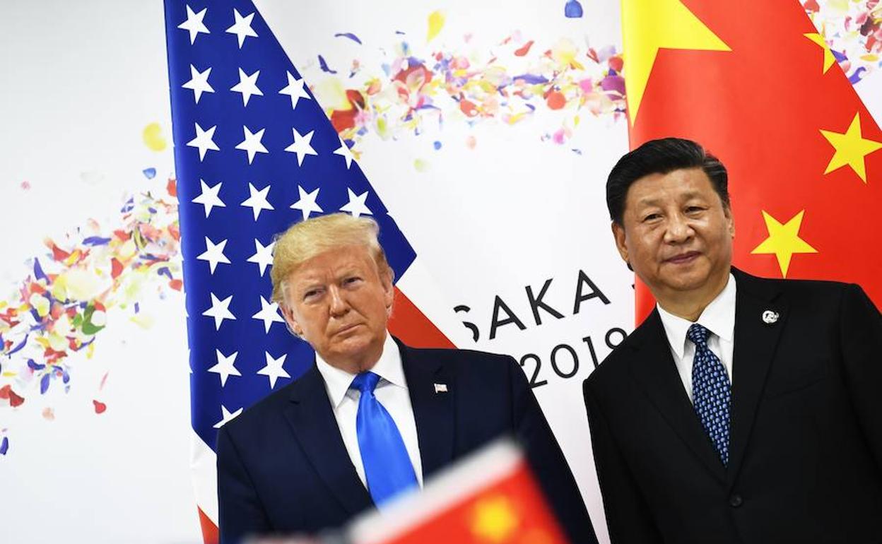 Donald Trump y Xi Jinping, en la cumbre del G-20 de Osaka (Japón).