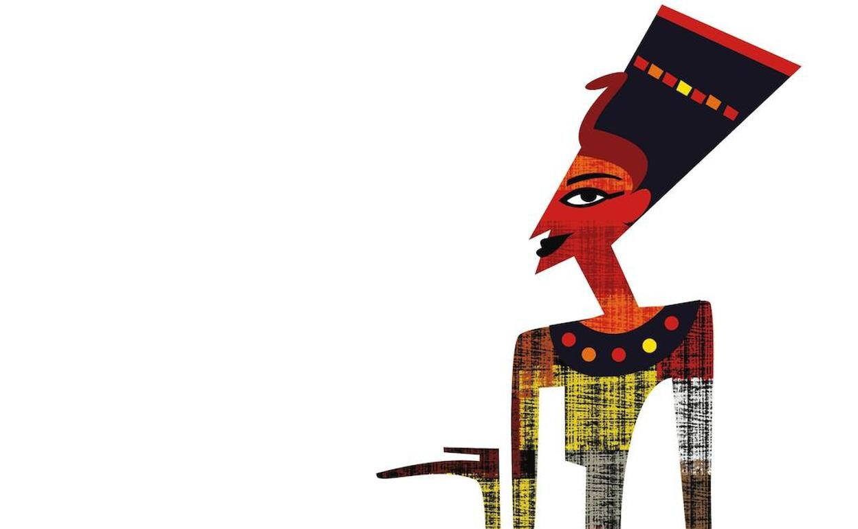 Representación de Hatshepsut. 