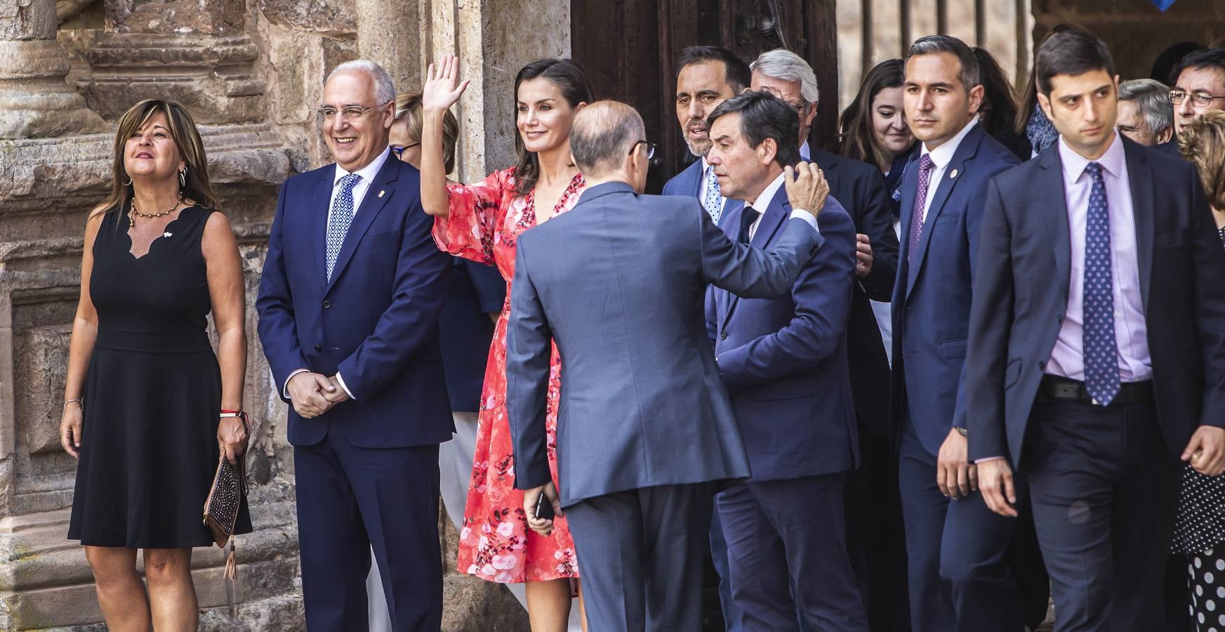 Fotos: La Reina Letizia visita Yuso