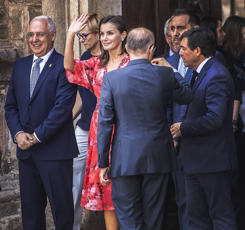 Fotos: La Reina Letizia visita Yuso