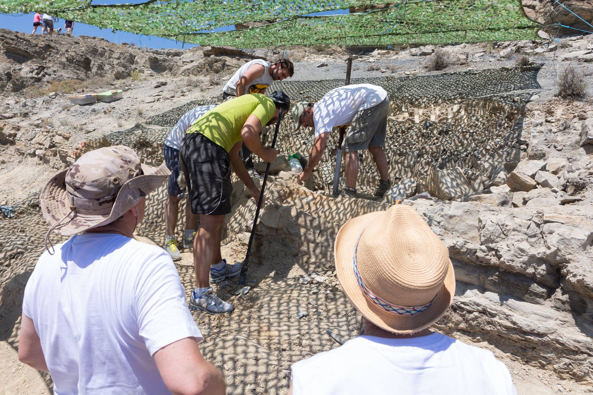 Fotos: Un equipo multidisciplinar trabaja en el yacimiento &#039;Goliat&#039; en Igea