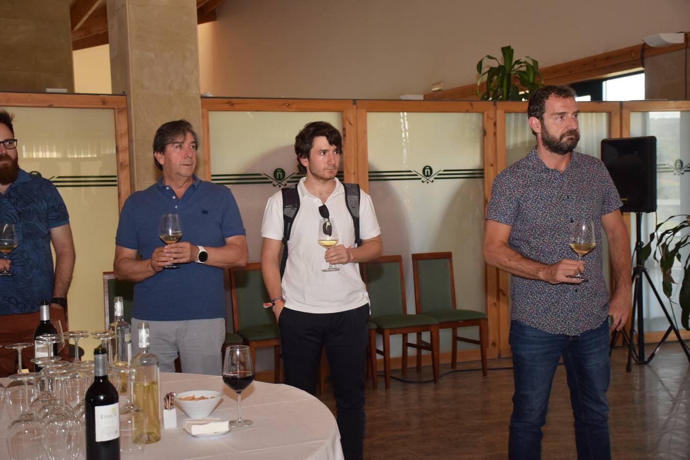 Un momento de la cata de Bodegas Altanza.