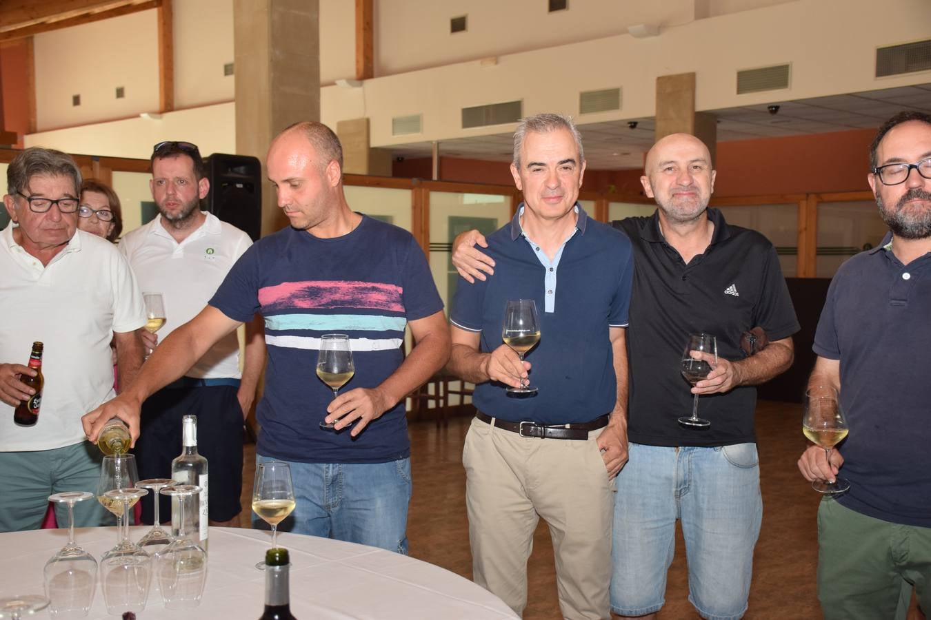 Un momento de la cata de Bodegas Altanza.