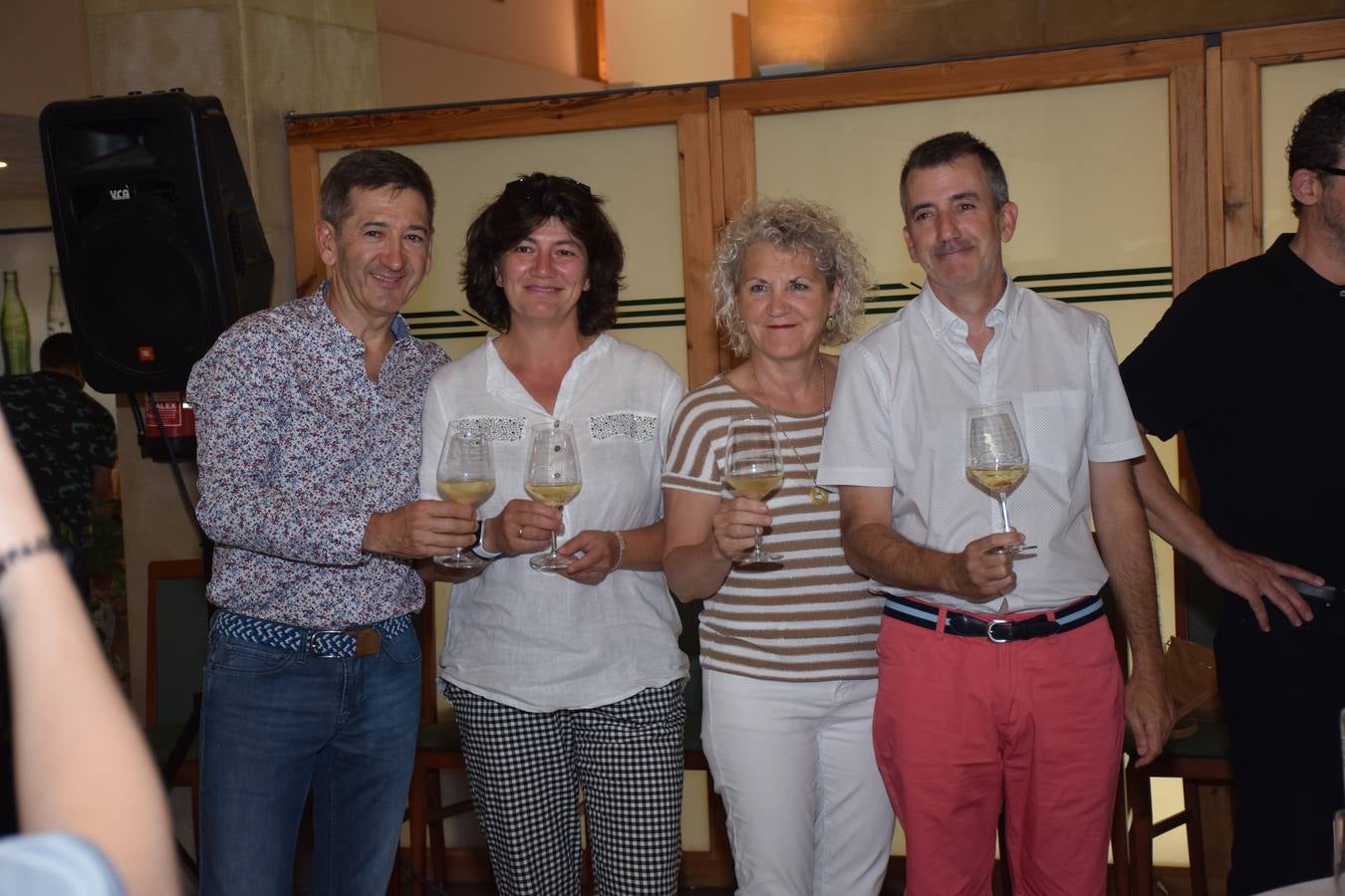 Un momento de la cata de Bodegas Altanza.