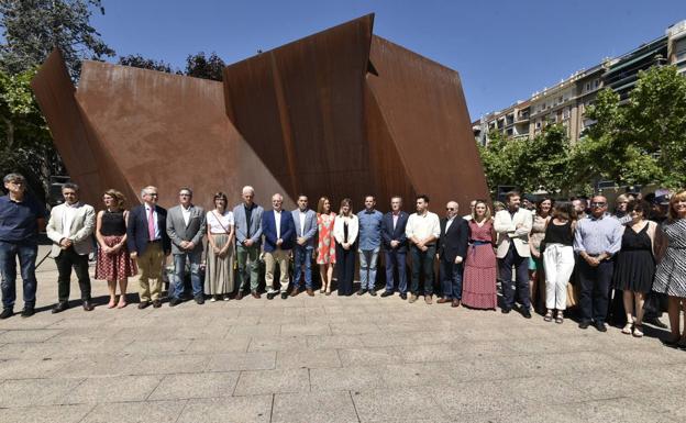 Homenaje a las víctimas del terrorismo.