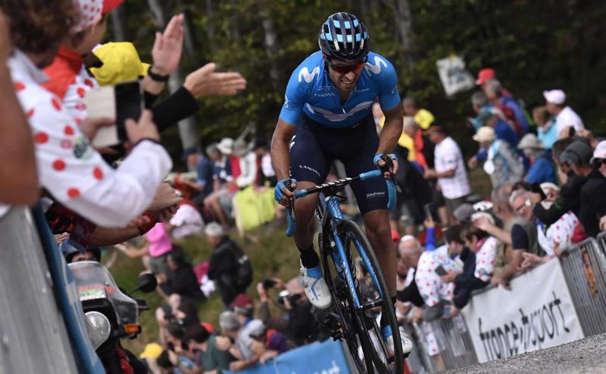 Mikel Landa, durante una etapa del Tour. 