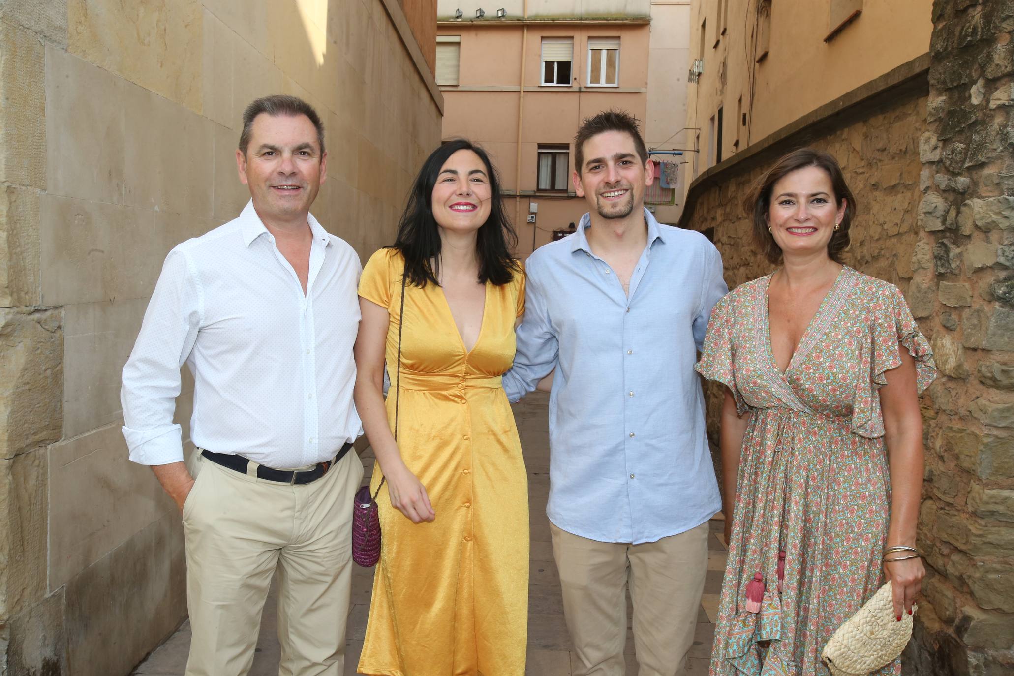 Jorge Ranedo, Sheila Royo, Alejandro Ranedo y Carmen Urraca