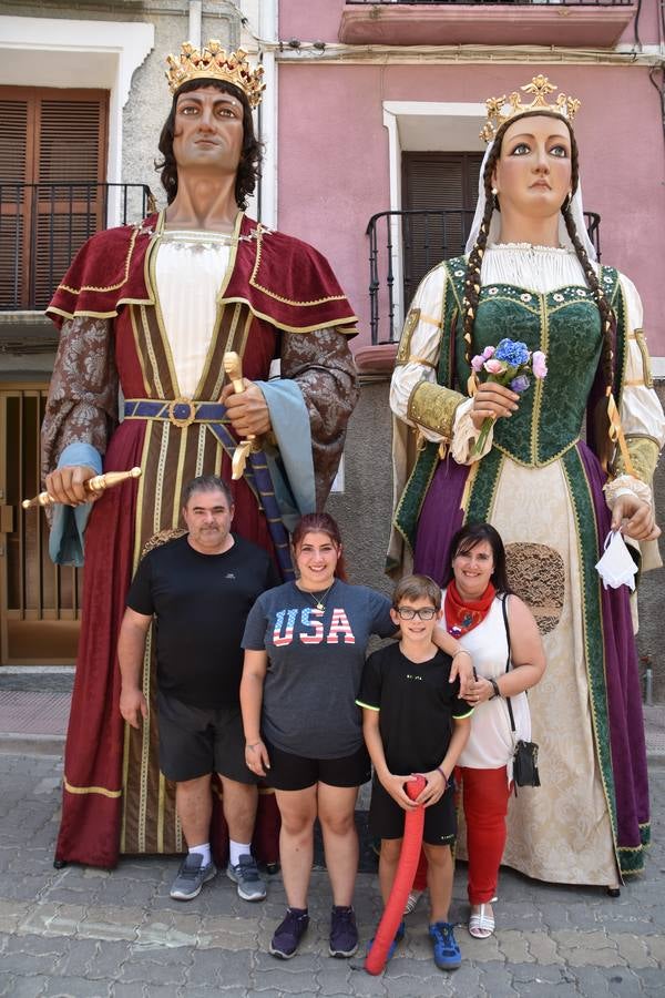 Fotos: Bajada de Santa Ana en las fiestas de Cervera