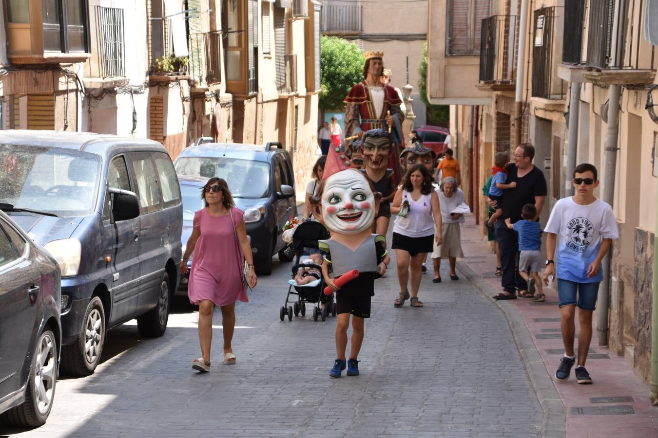 Fotos: Bajada de Santa Ana en las fiestas de Cervera
