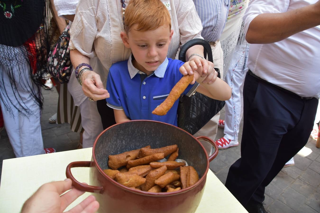 Fotos: Bajada de Santa Ana en las fiestas de Cervera