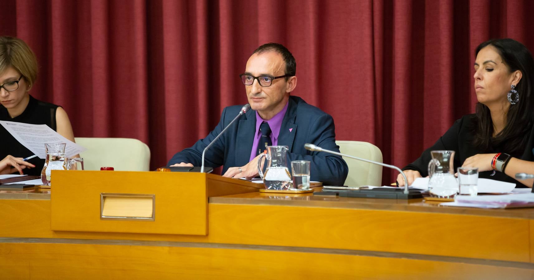 Fotos: Los gestos, los saludos las conversaciones en el Pleno del Ayuntamiento de Logroño