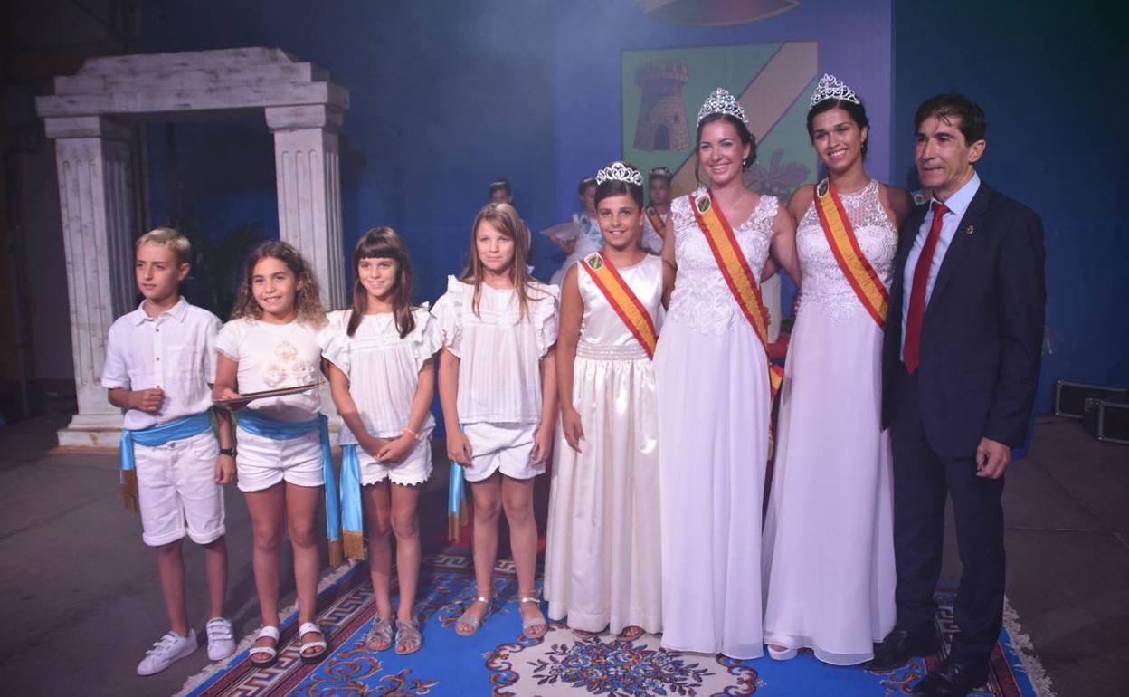 Las reinas de las fiestas de Rincón de Soto.