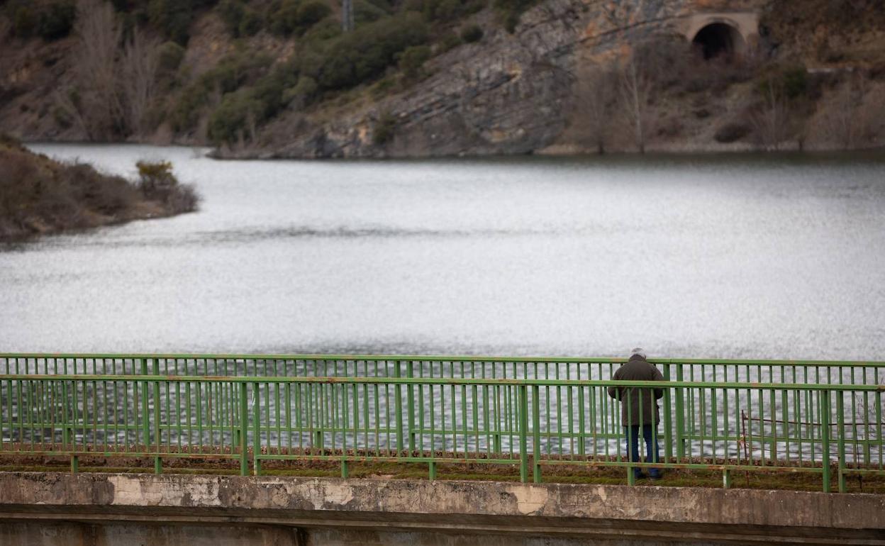 Embalse de Mansilla, en una foto de archivo.