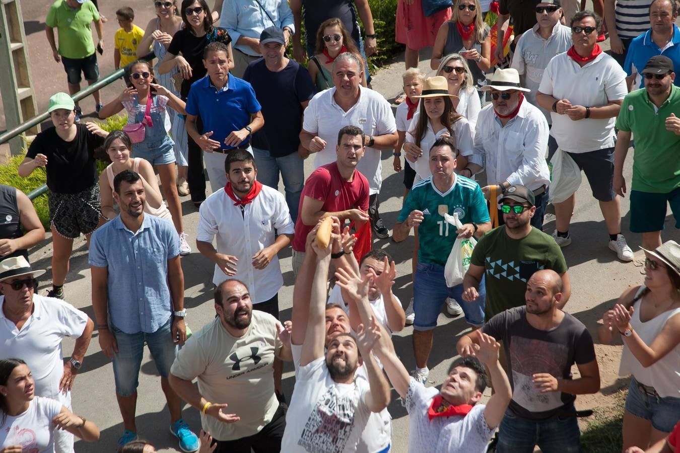 Fotos: Las imágenes del lanzamiento del pan y el queso en Quel