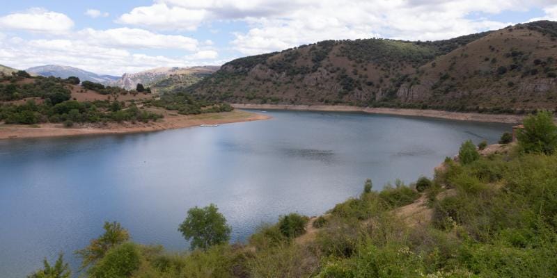 Fotos: El embalse de Mansilla en agosto