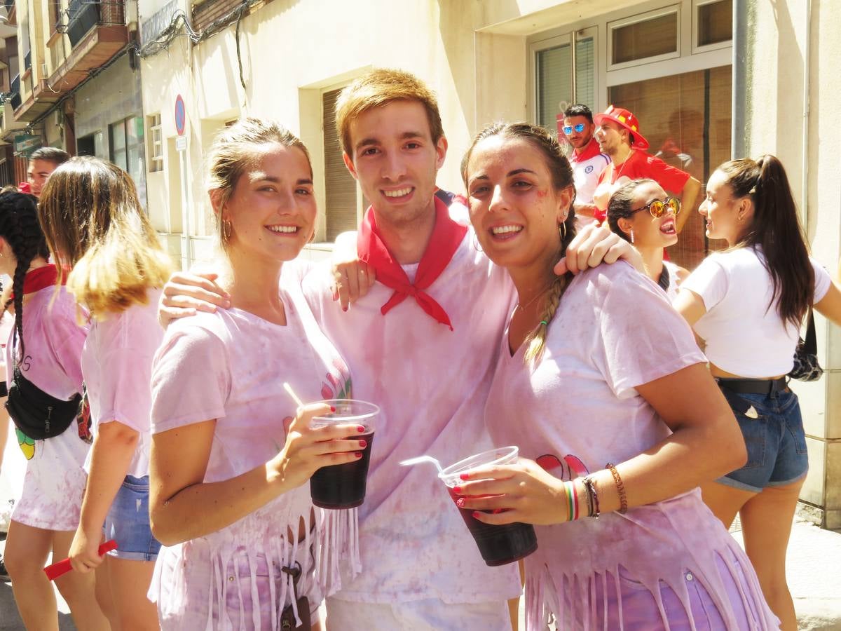 Disparo del cohete en Alfaro.