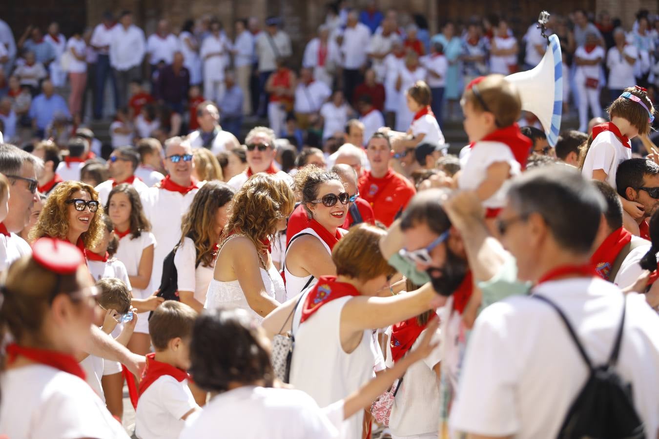 Disparo del cohete en Alfaro.