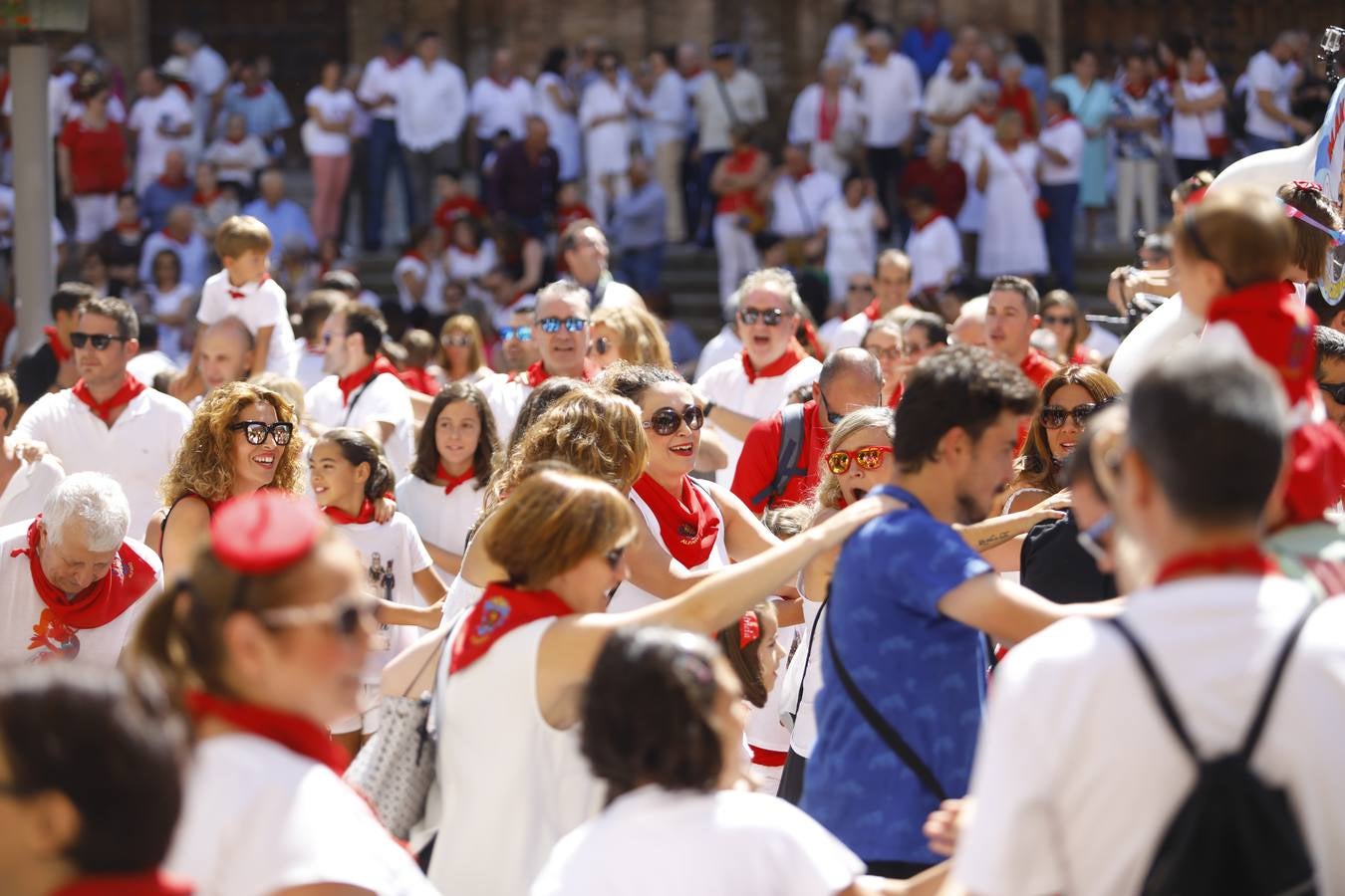 Disparo del cohete en Alfaro.