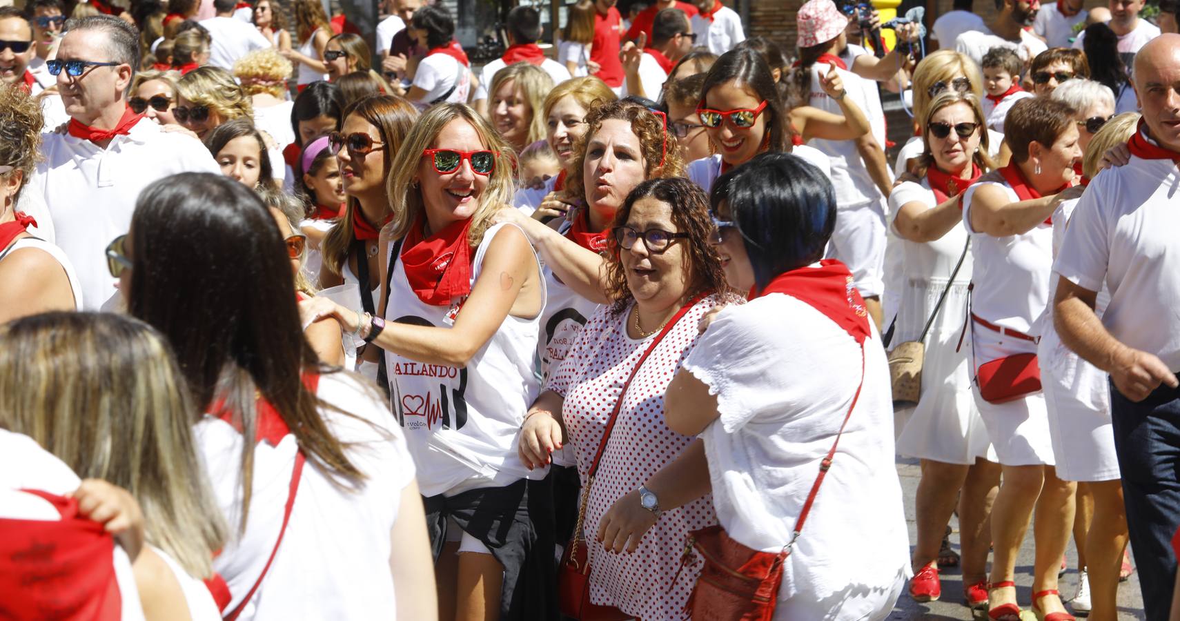 Disparo del cohete en Alfaro.