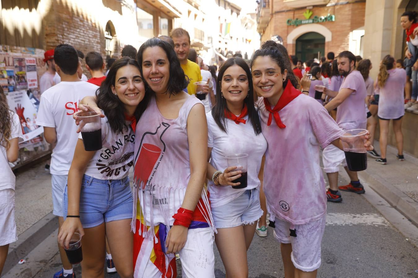 Disparo del cohete en Alfaro.