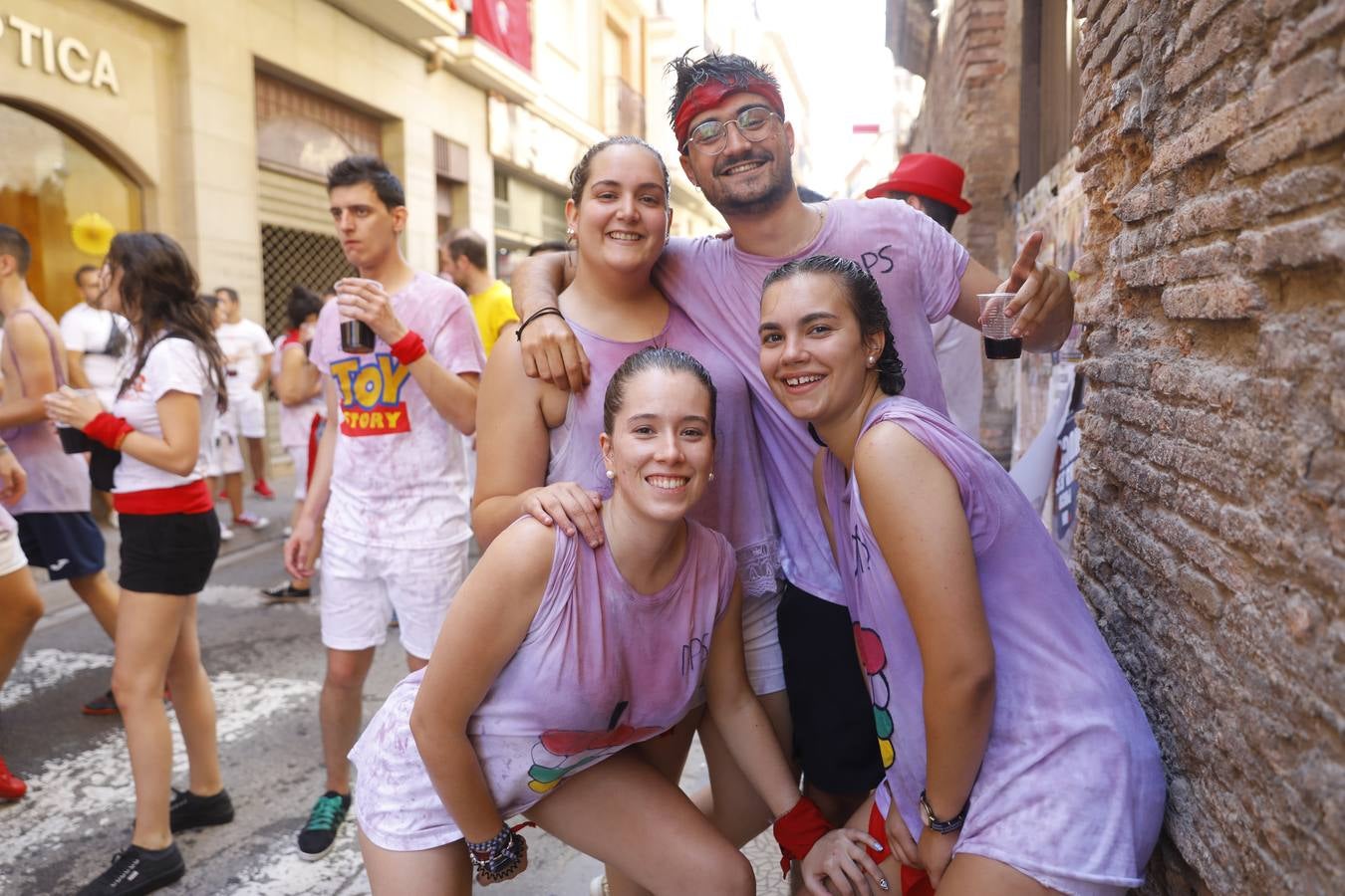 Disparo del cohete en Alfaro.