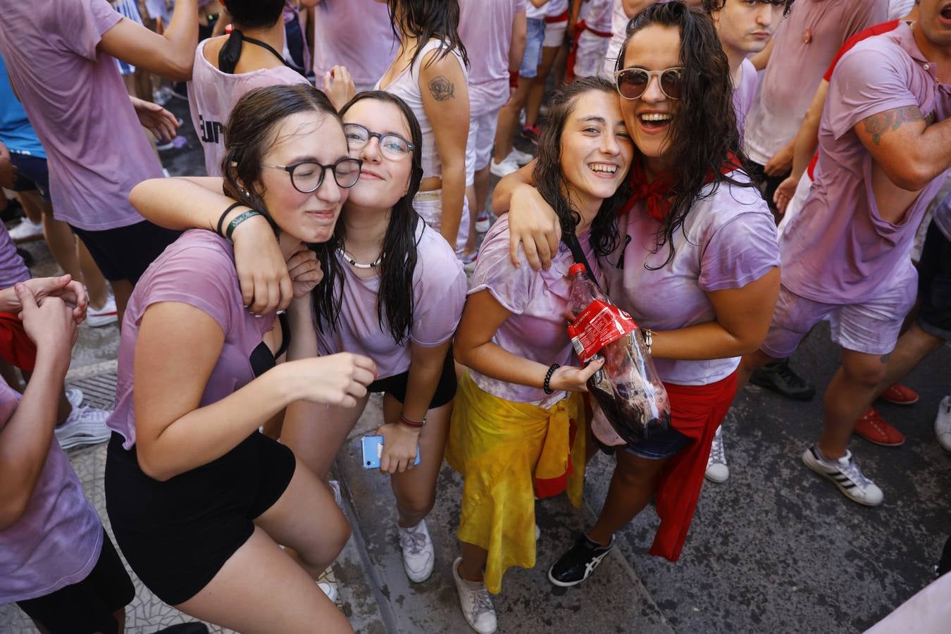 Disparo del cohete en Alfaro.