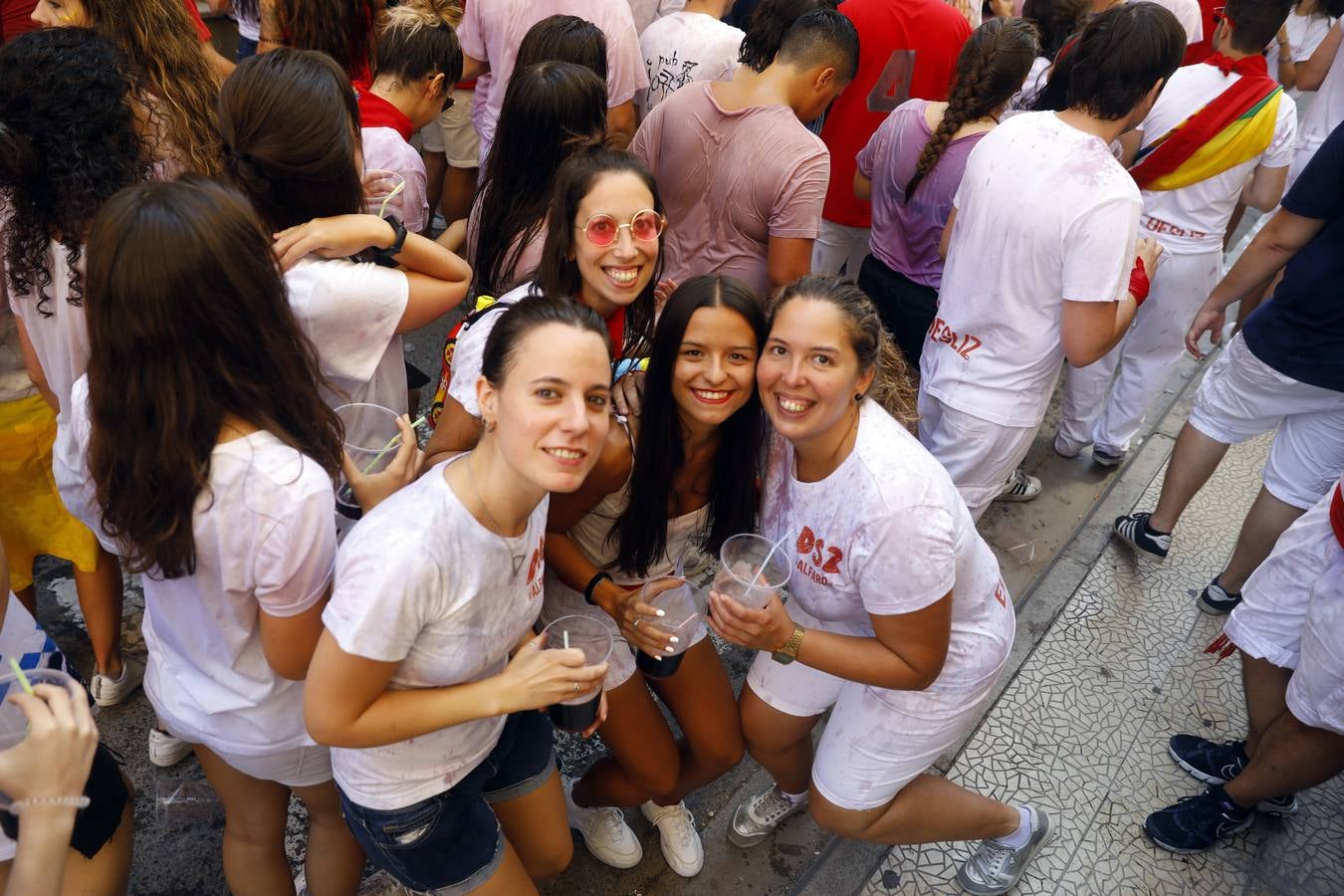 Disparo del cohete en Alfaro.