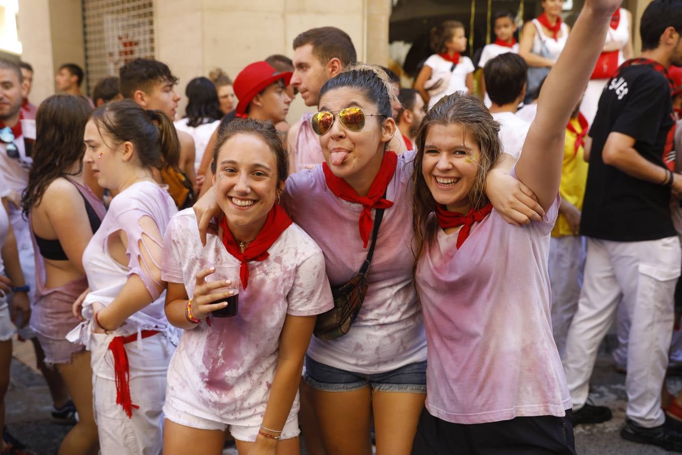 Disparo del cohete en Alfaro.