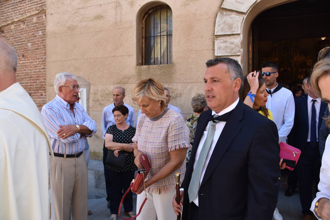 Fotos: Procesión en el día grande de las fiestas de San Roque en Tudelilla