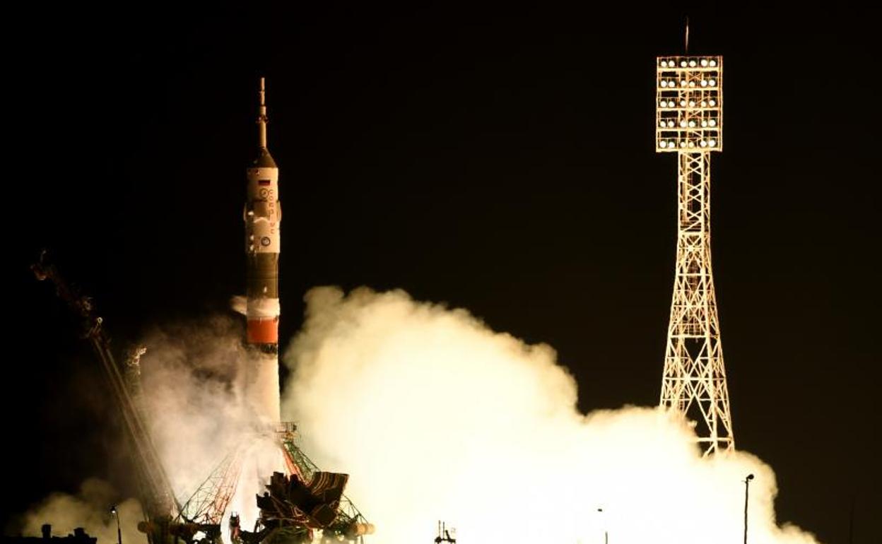 La nave Soyuz rusa en una imagen de archivo. 