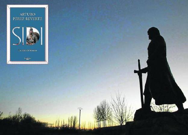 Estatua del Campeador en Poyo del Cid, en el municipio de Calamocha (Teruel), donde acamparon dos escuadrones a las órdenes del guerrero y luego hizo construir una fortaleza. A la izquierda, cubierta de 'Sidi'..