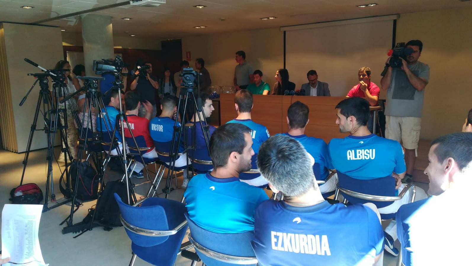 Presentacion de la feria, esta mañana