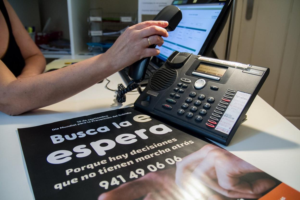 Oficina del Teléfono de la Esperanza en la Rioja. :: díaz uriel