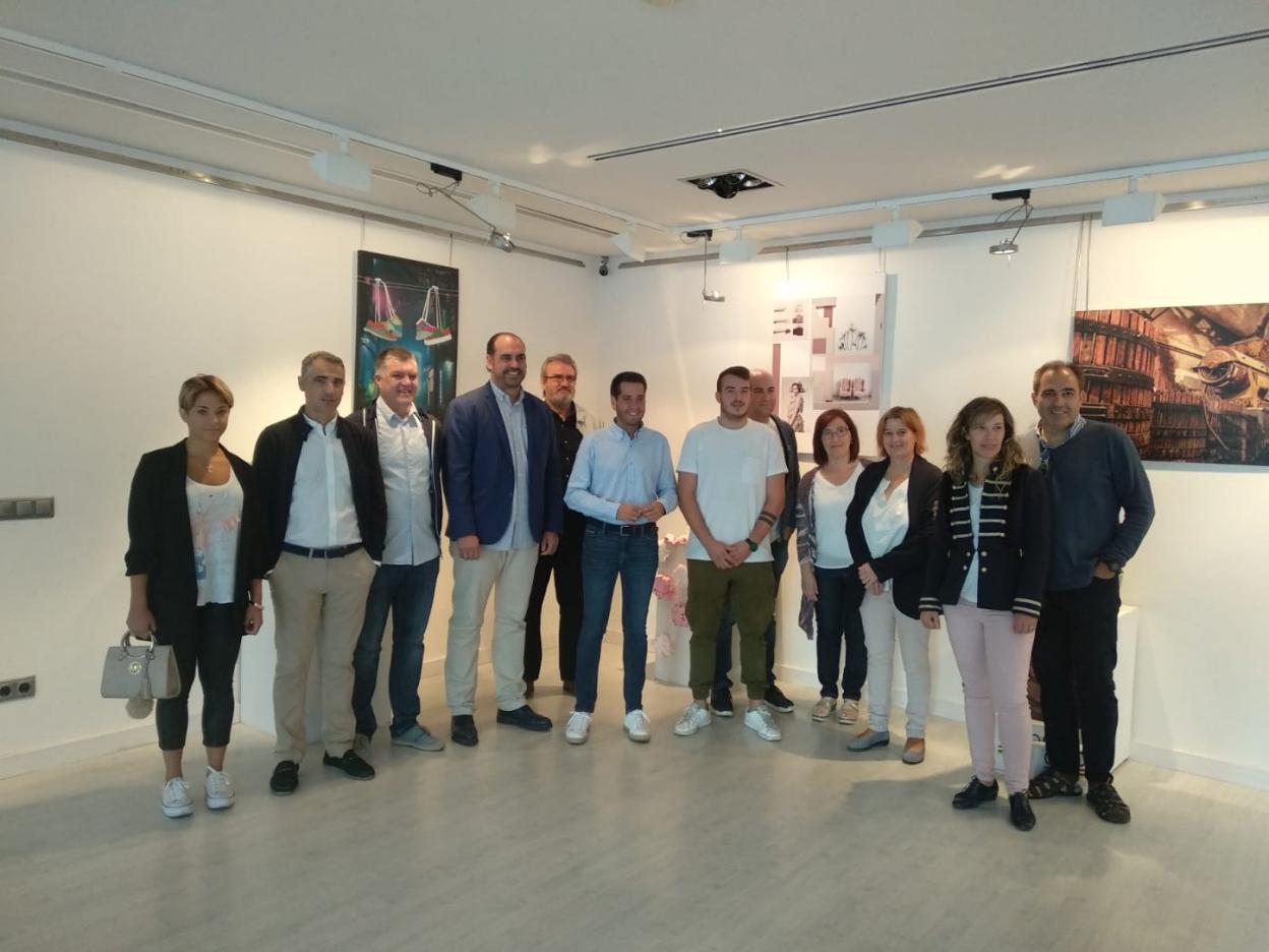 El centro cultural de Fundación Caja Rioja-Bankia acoge la muestra de sus proyectos fin de grado hasta el 17 de septiembre. :: E.p.