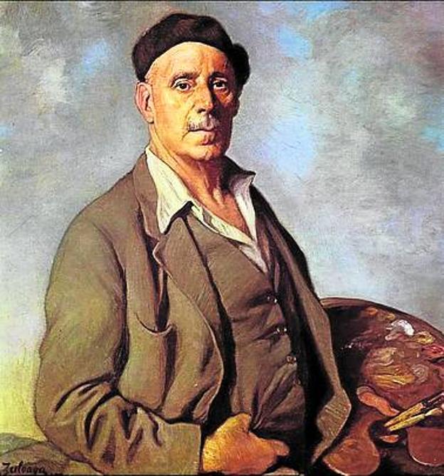 Autorretrato de Ignacio Zuloaga, pintado en 1942. 