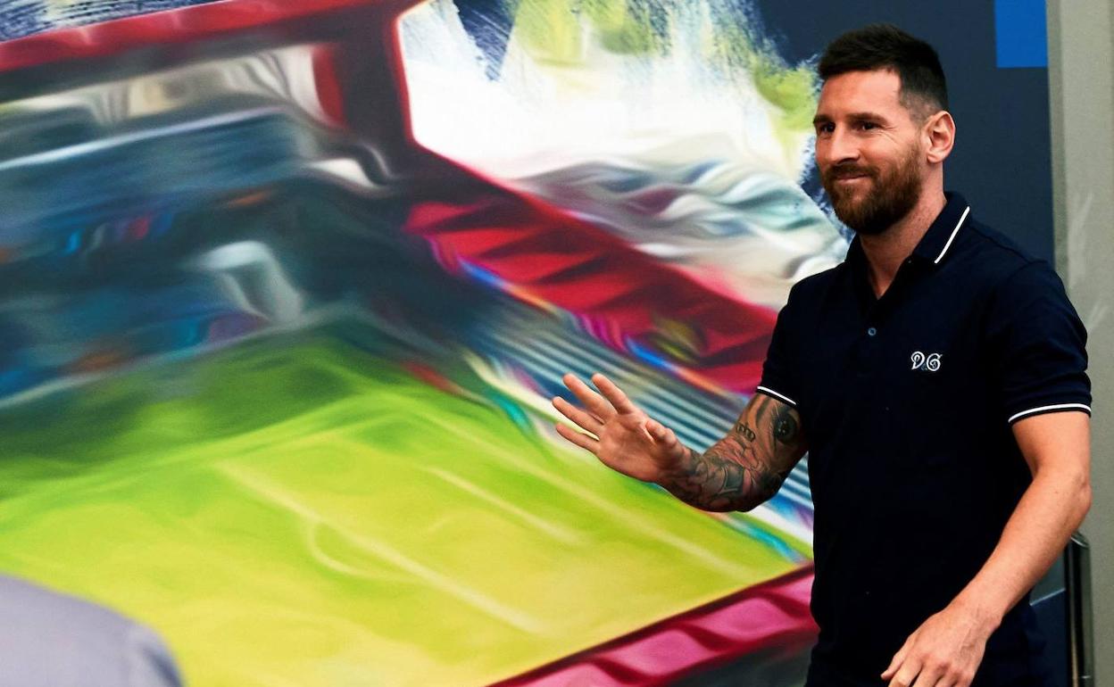 Leo Messi, capitán del Barcelona. 