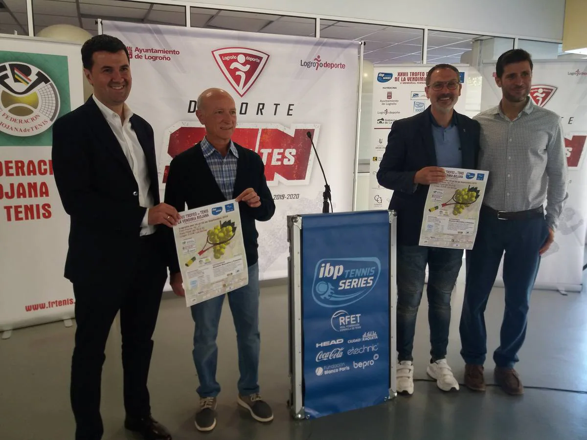 Presentación del Trofeo de Tenis de la Vendimia.