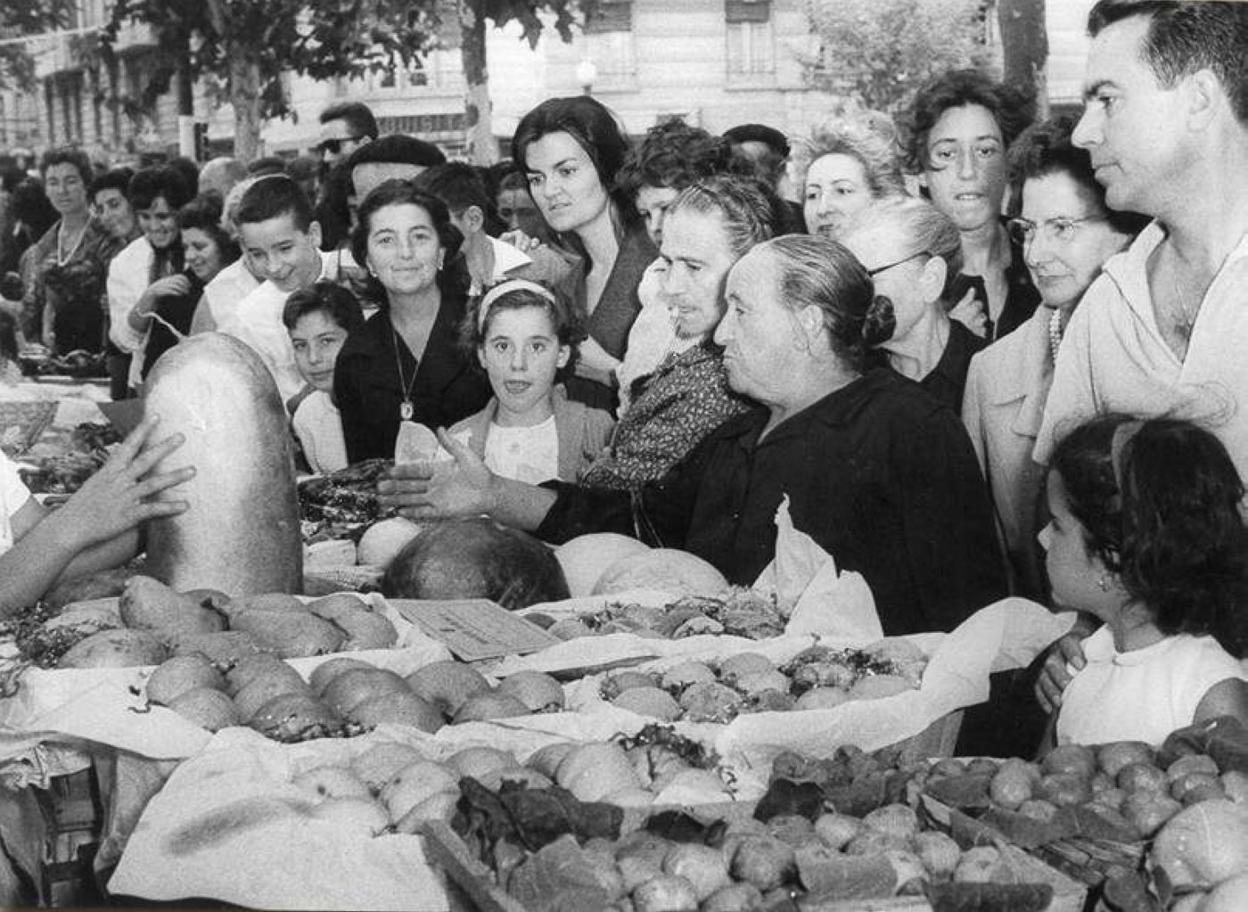 Imagen antigua del concurso agrícola, que se celebra este domingo.