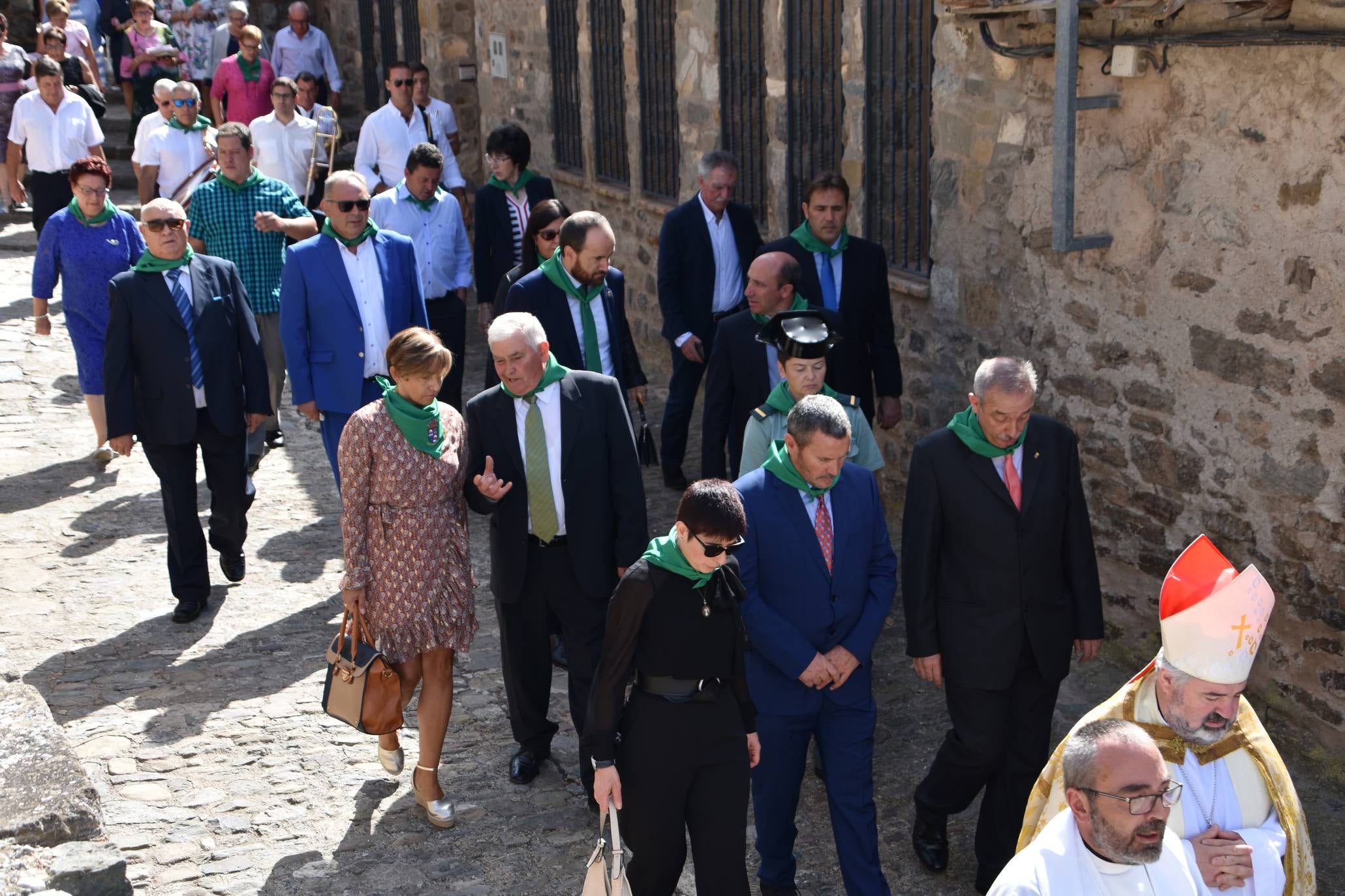 Fotos: Cornago vivió la procesión de la Virgen de la Soledad