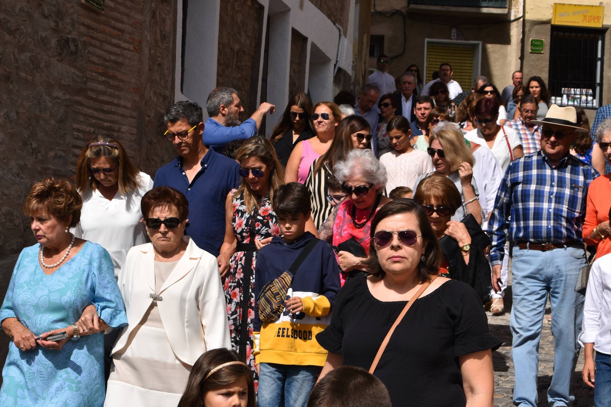 Fotos: Cornago vivió la procesión de la Virgen de la Soledad