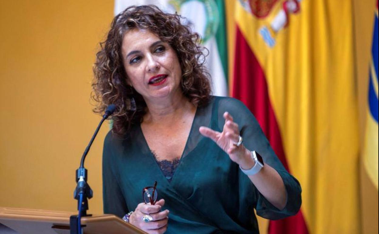 La ministra de Hacienda en funciones, María Jesús Montero.