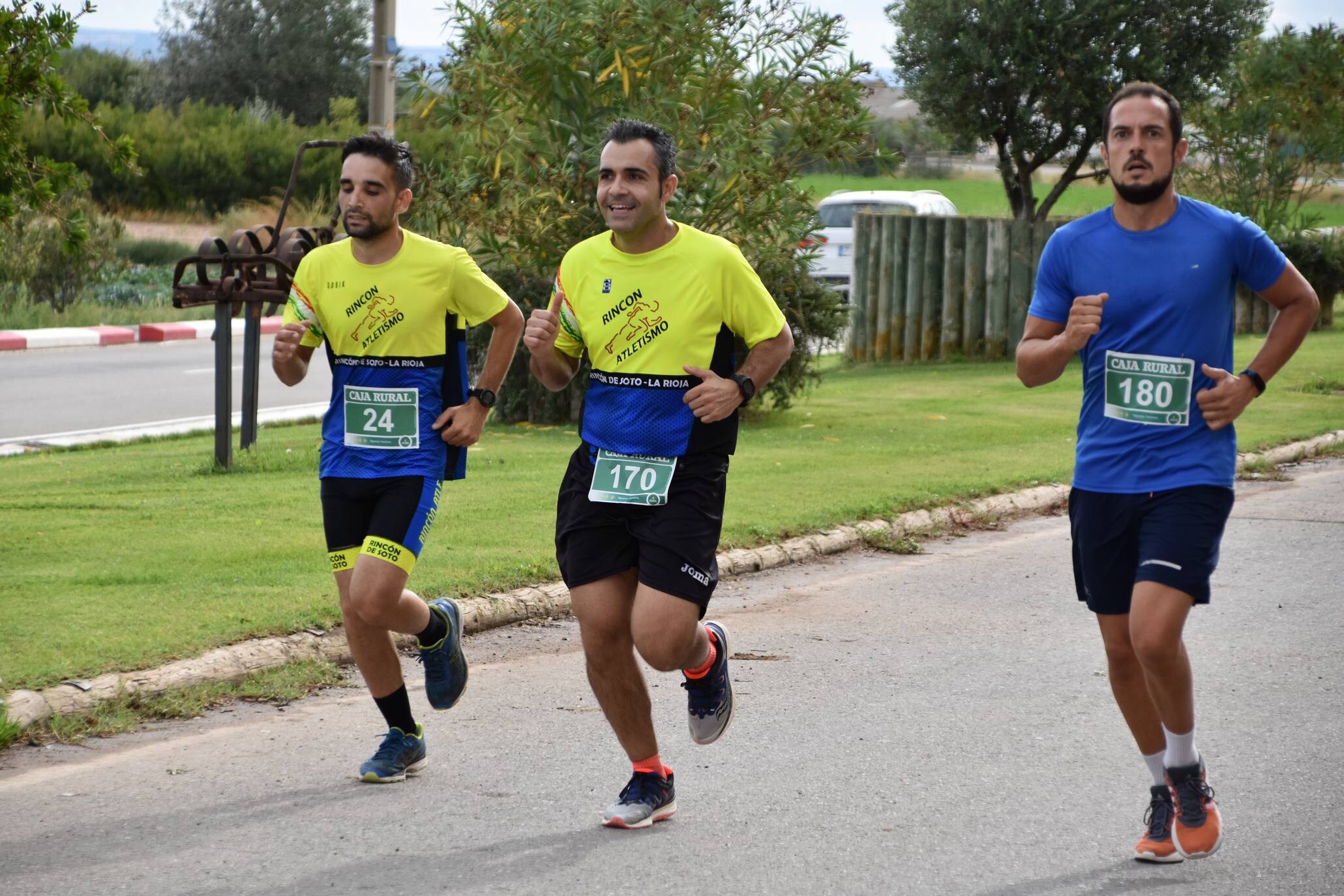 Los corredores completaron el recorrido entre Alfaro y Rincón de Soto. 