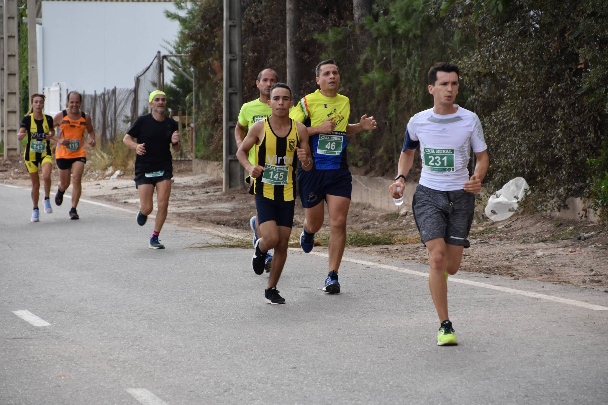 Los corredores completaron el recorrido entre Alfaro y Rincón de Soto. 