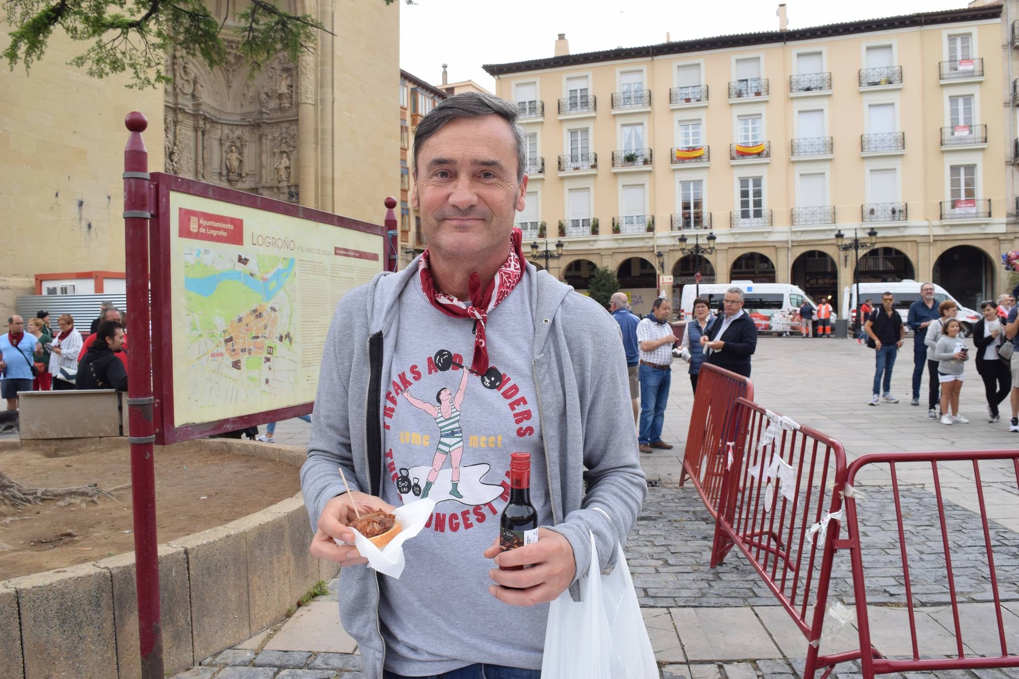 Degustación de setas y degustación de embuchados.