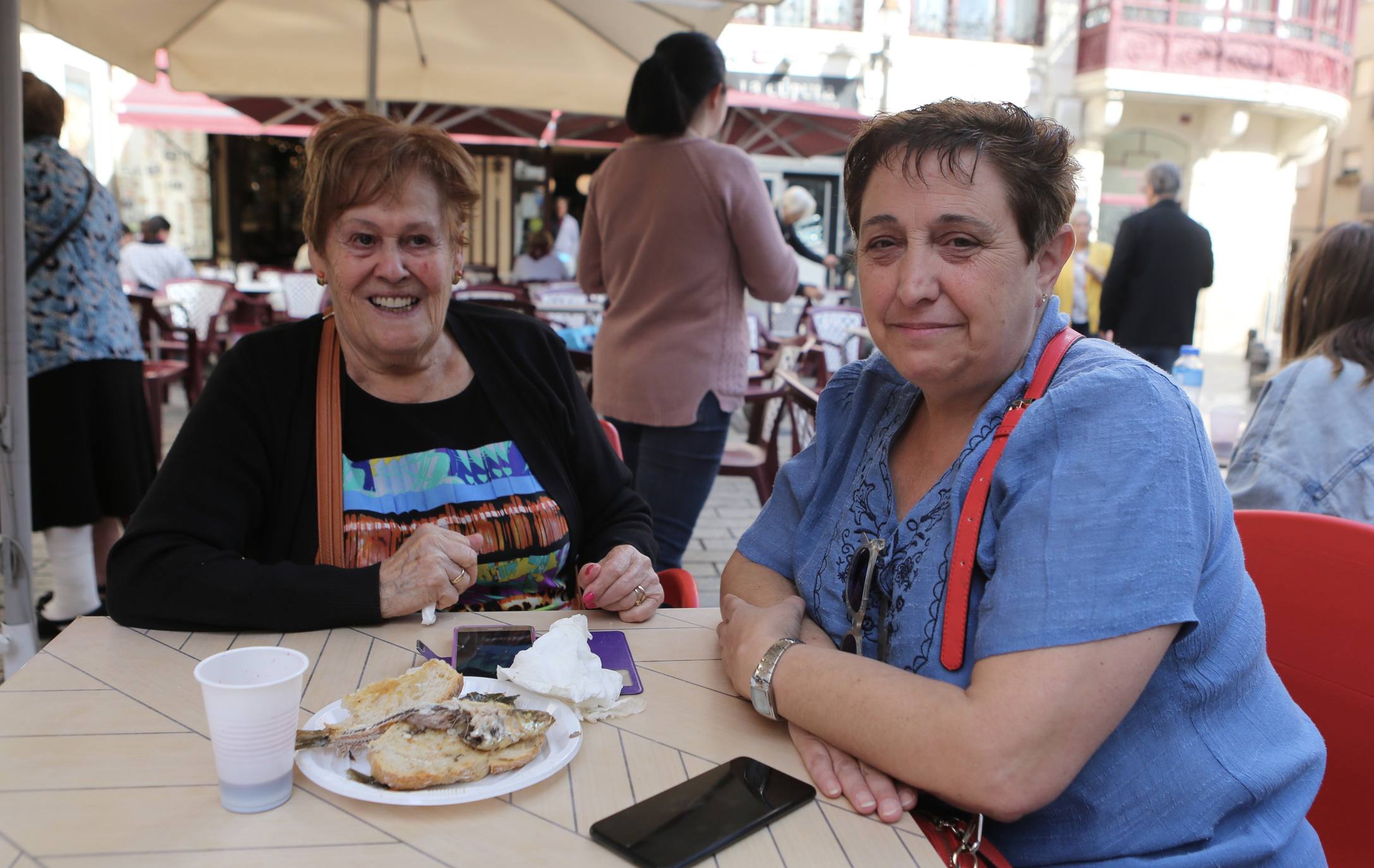 Degustaciones de choricillo, panceta y sardina