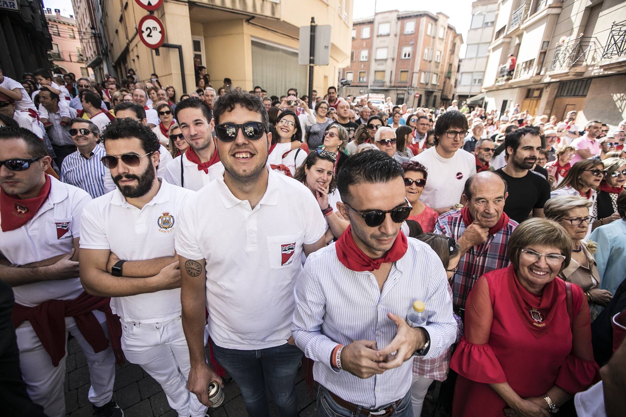 Arnedo disfruta con una nueva representación del robo de los santos en sus fiestas