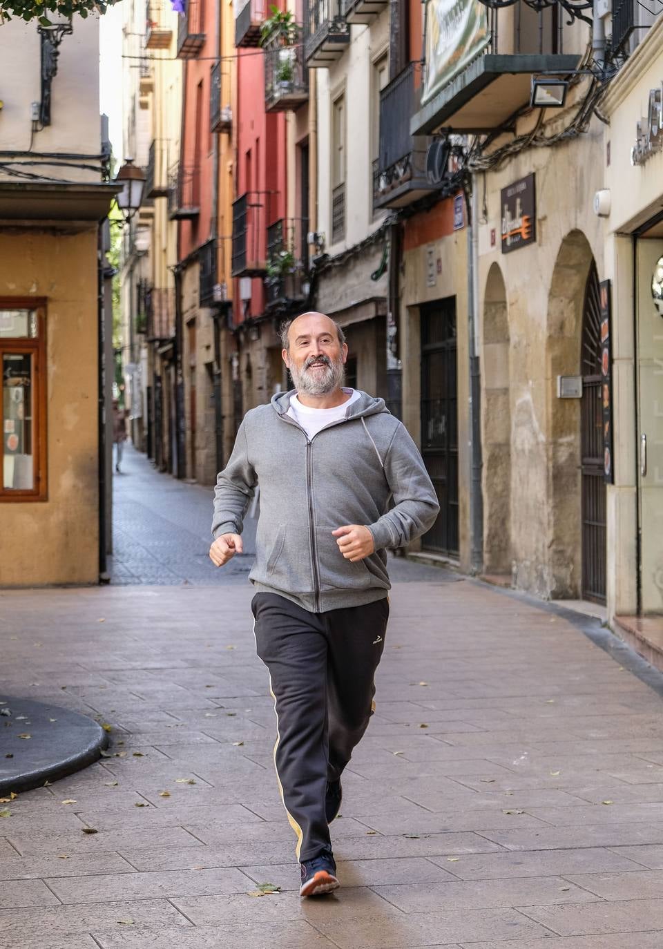 Javier Cámara rueda en Logroño su serie 'Vota Juan'