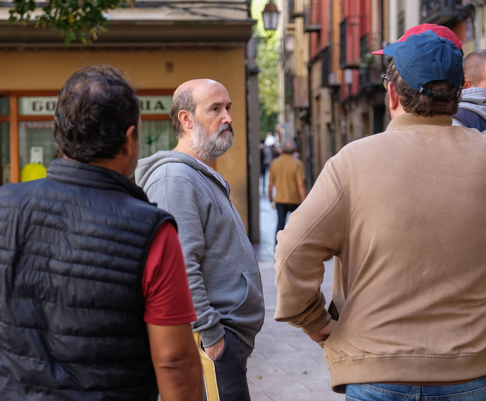 Javier Cámara rueda en Logroño su serie 'Vota Juan'