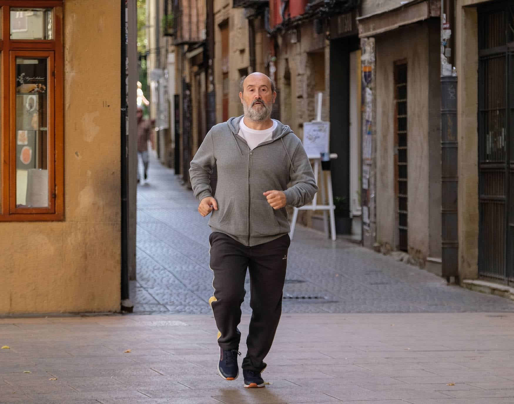 Javier Cámara rueda en Logroño su serie 'Vota Juan'