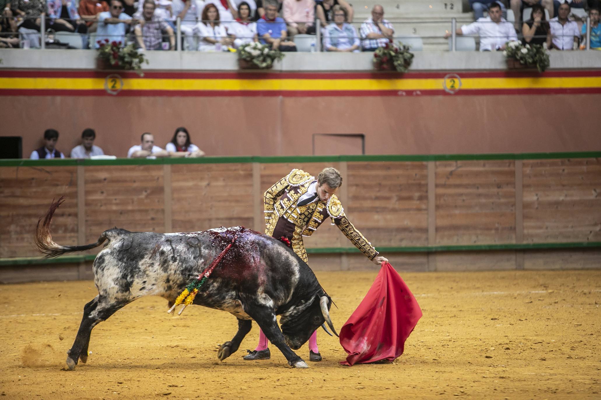 El novillero ha triunfado en la cuarta cita de la Feria del Zapato de Oro. 